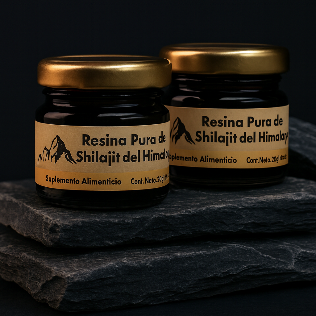 Resina Pura Shilajit | Energía vital y auténtica del Himalaya
