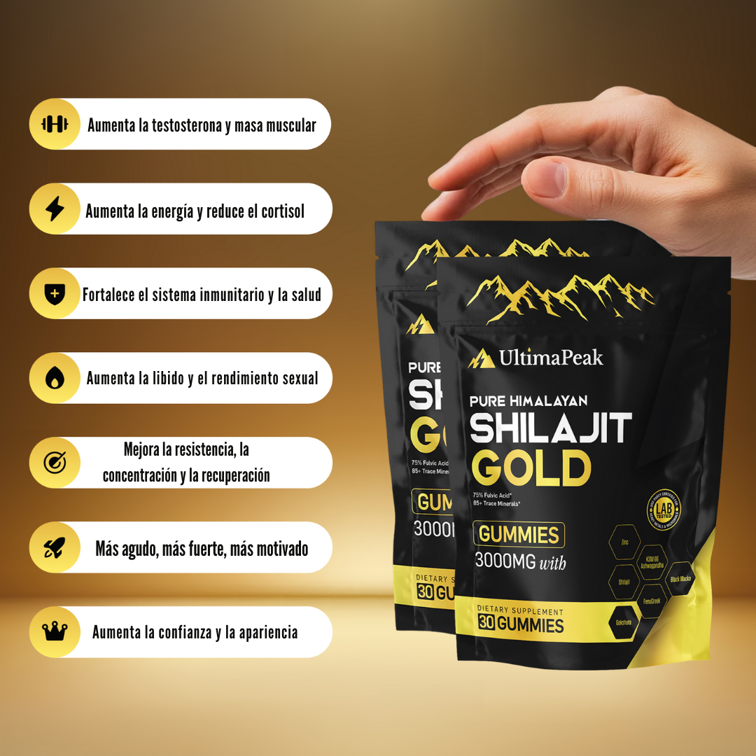 Gomitas diarias Ultimapeak | Energía, vitalidad y confianza masculina