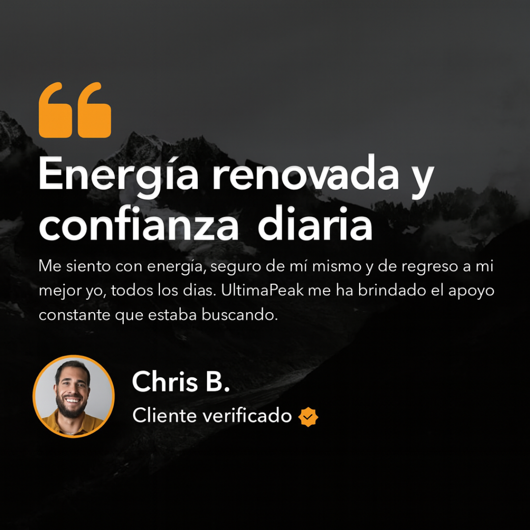 Gomitas diarias Ultimapeak | Energía, vitalidad y confianza masculina