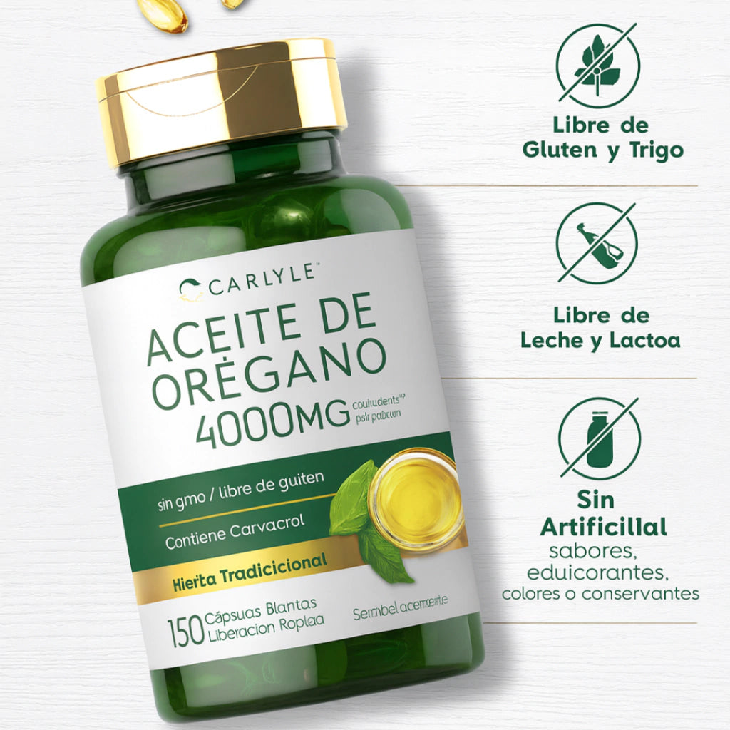 Aceite de Orégano | Salud Digestiva e Inmunidad