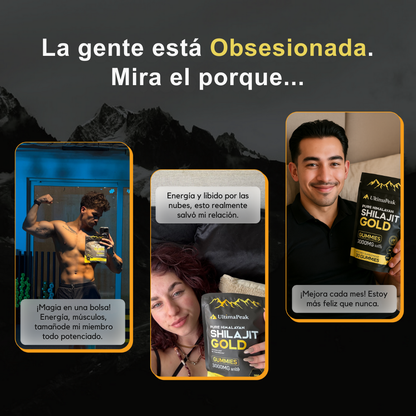 Gomitas diarias Ultimapeak | Energía, vitalidad y confianza masculina