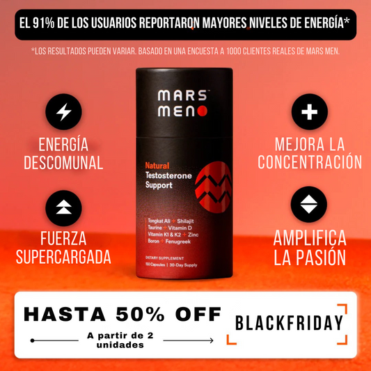 Mars Men | Recuperá tu testosterona y tu vitalidad