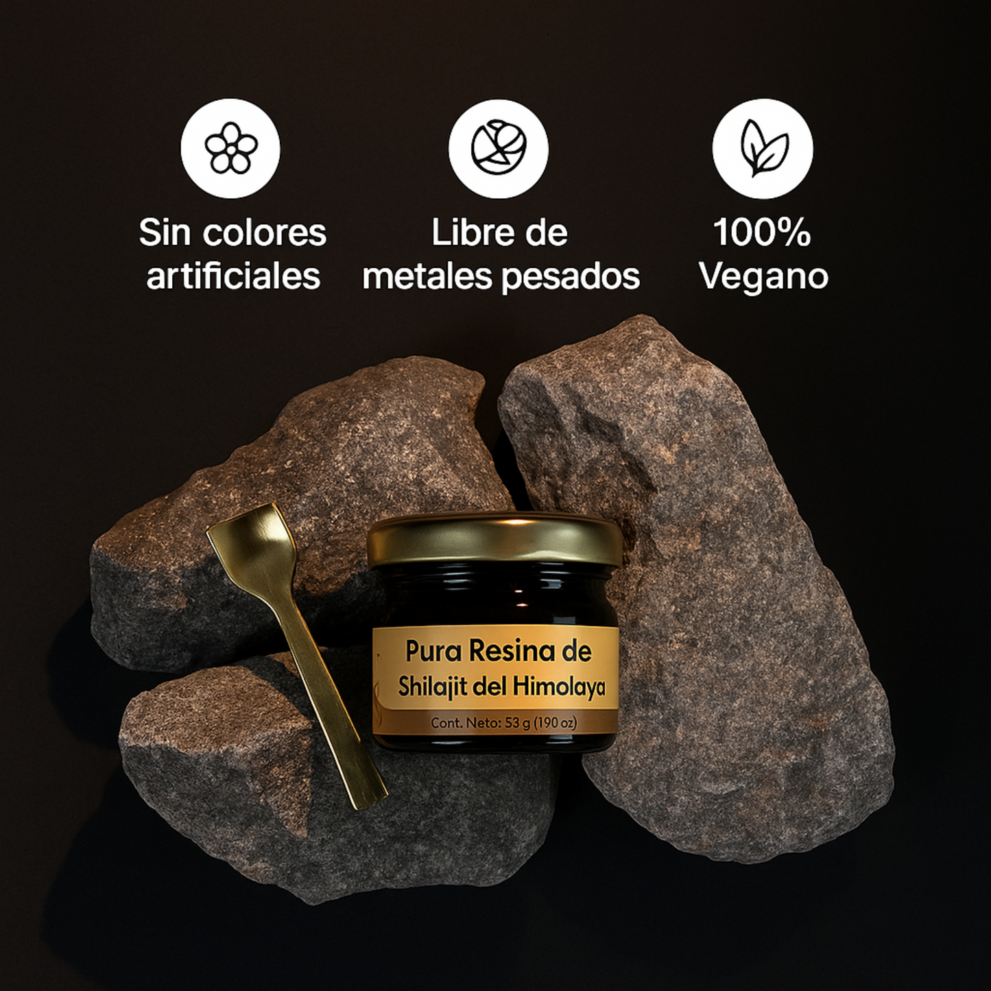 Resina Pura Shilajit | Energía vital y auténtica del Himalaya