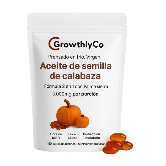 Aceite de Calabaza Cápsulas | Nutre y fortalece tu cabello