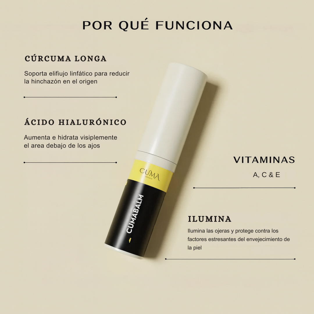 Bálsamo facial todo en uno CumaBalm™ |  mirada fresca y joven.