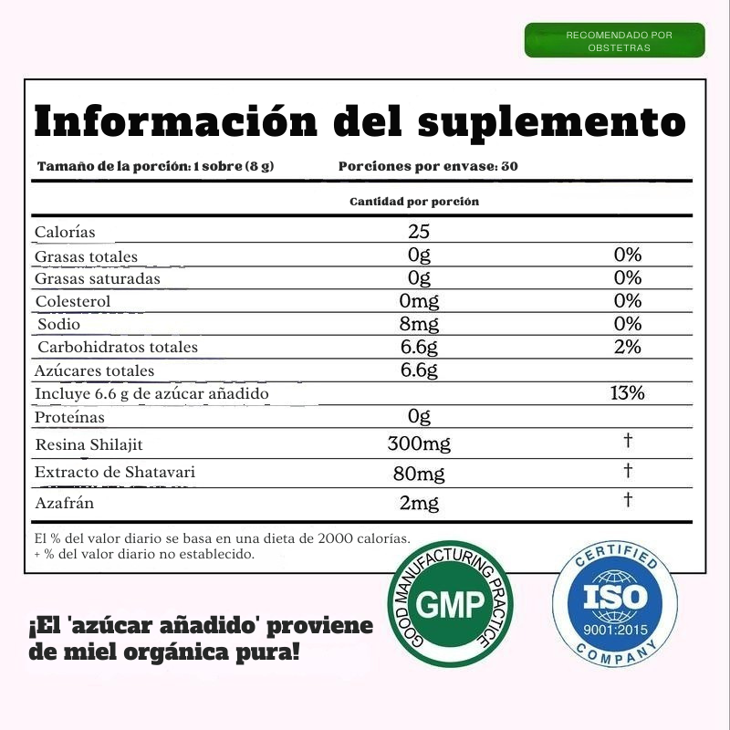 Miel Shilajit | Equilibrio y energía femenina